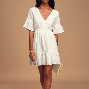 Lulus White Mini Dress